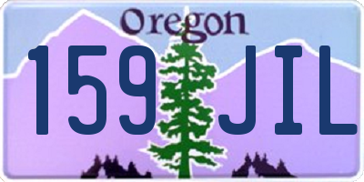 OR license plate 159JIL