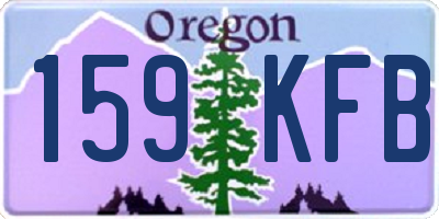 OR license plate 159KFB