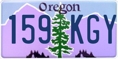 OR license plate 159KGY