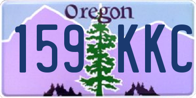 OR license plate 159KKC