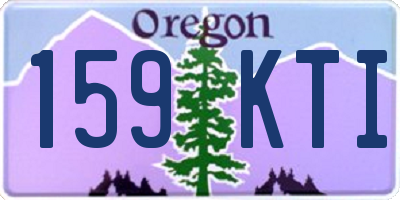 OR license plate 159KTI