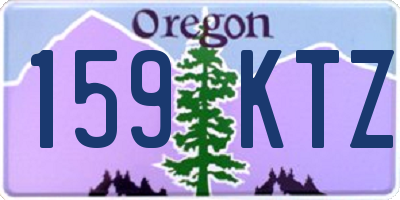 OR license plate 159KTZ