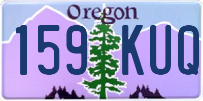 OR license plate 159KUQ