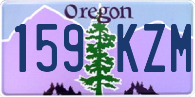 OR license plate 159KZM