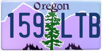 OR license plate 159LTB