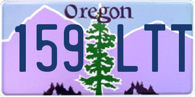 OR license plate 159LTT