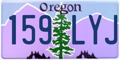 OR license plate 159LYJ