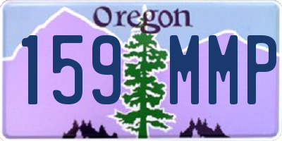 OR license plate 159MMP