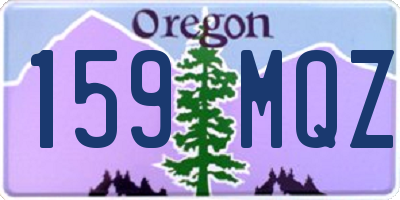 OR license plate 159MQZ