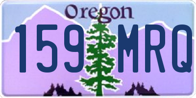 OR license plate 159MRQ