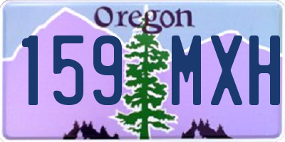 OR license plate 159MXH