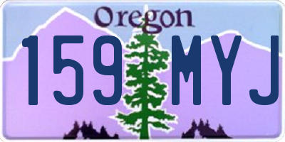 OR license plate 159MYJ