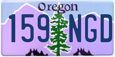 OR license plate 159NGD