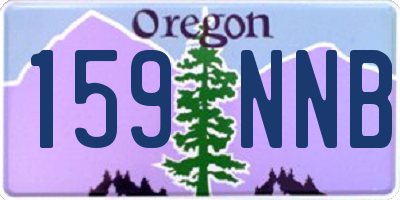 OR license plate 159NNB