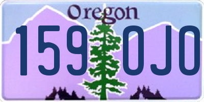 OR license plate 159OJO