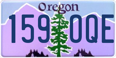 OR license plate 159OQE
