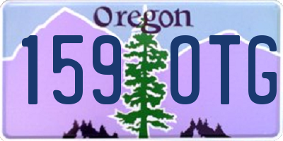 OR license plate 159OTG