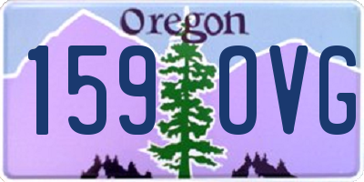 OR license plate 159OVG