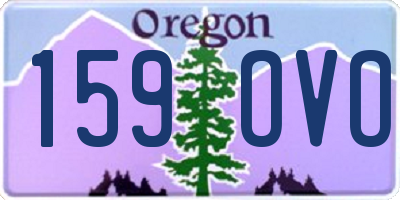 OR license plate 159OVO