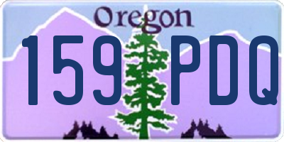 OR license plate 159PDQ
