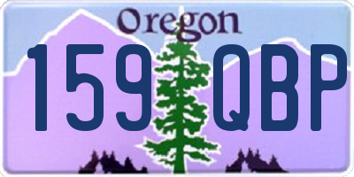OR license plate 159QBP