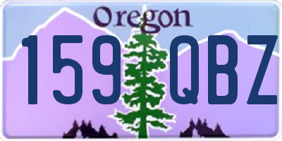 OR license plate 159QBZ