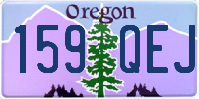 OR license plate 159QEJ