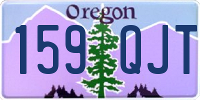 OR license plate 159QJT