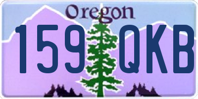OR license plate 159QKB