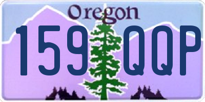 OR license plate 159QQP