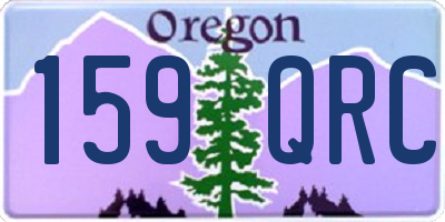 OR license plate 159QRC