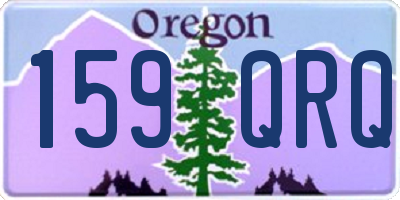 OR license plate 159QRQ