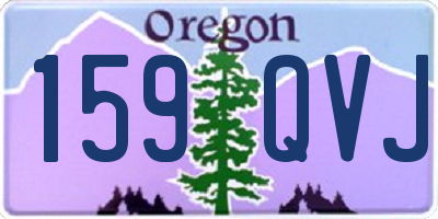 OR license plate 159QVJ