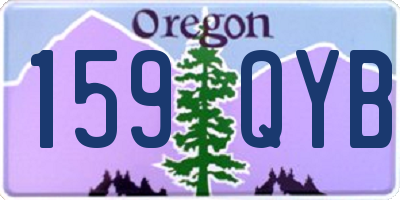 OR license plate 159QYB