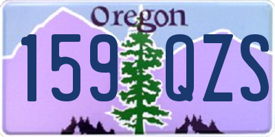 OR license plate 159QZS