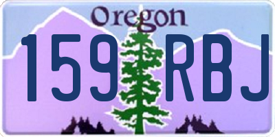 OR license plate 159RBJ