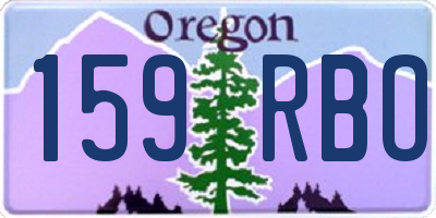 OR license plate 159RBO
