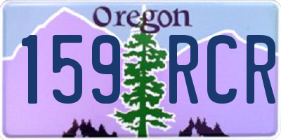 OR license plate 159RCR