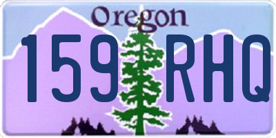 OR license plate 159RHQ