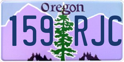 OR license plate 159RJC