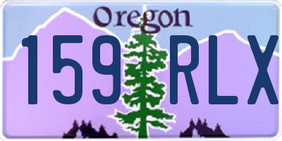 OR license plate 159RLX
