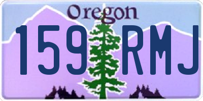 OR license plate 159RMJ