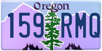 OR license plate 159RMQ