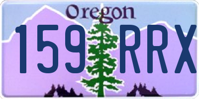 OR license plate 159RRX