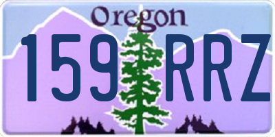 OR license plate 159RRZ