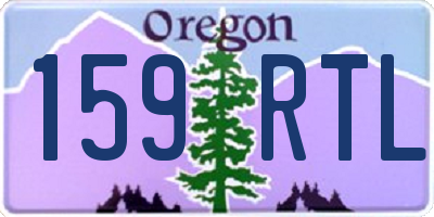 OR license plate 159RTL