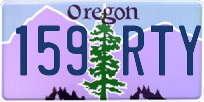 OR license plate 159RTY