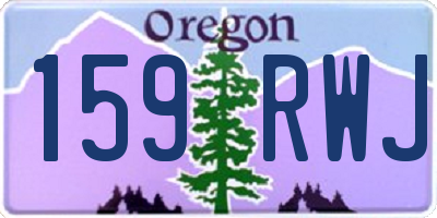 OR license plate 159RWJ