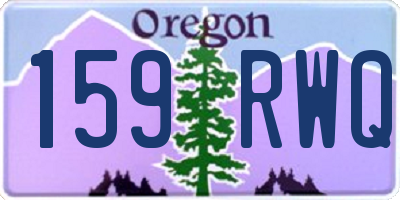 OR license plate 159RWQ