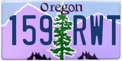 OR license plate 159RWT